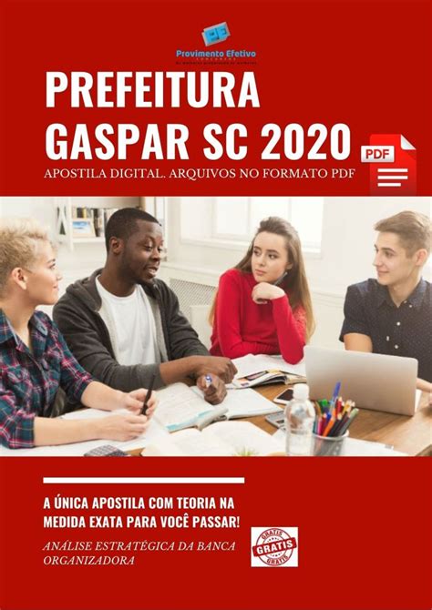 Provimento Efetivo Concursos Apostila Concurso Pref Gaspar Sc