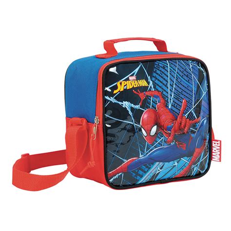 Combo Mochila Morral Lonchera Cartuchera Spiderman