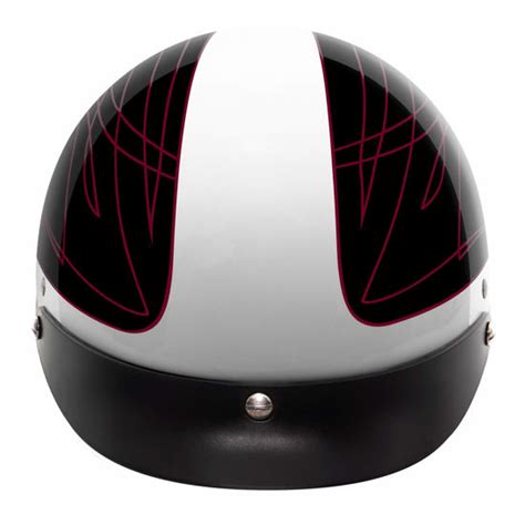 GetUSCart VCAN Cruiser Solid Gloss Black Half Face Motorcycle Helmet