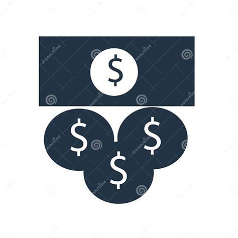 Money Icon Vector Isolated On White Background Money Sign Stock Vector