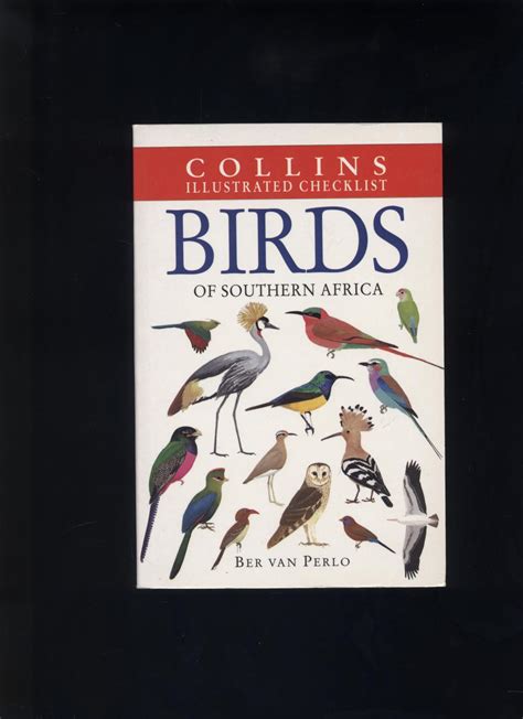 Collins Illustrated Checklist Birds Of Southern Africa Par Van Perlo