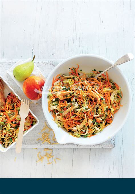 Carrot Cabbage And Bbq Chicken Salad Sydney Markets