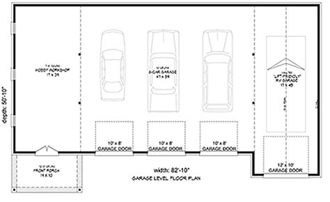 6 Car Garage Floor Plans Flooring Guide By Cinvex