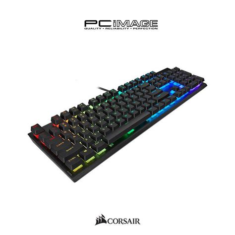 CORSAIR K60 RGB Pro Mechanical LED Cherry Viola Gaming Keyboard - Black ...