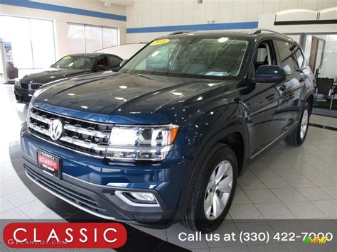 2018 Tourmaline Blue Metallic Volkswagen Atlas SEL 4Motion 143998954