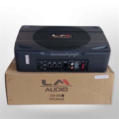 Jual Subwoofer Kolong LM AUDIO Underseat Speaker Active LM 80SS Sub