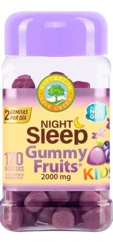 Suplemento De Gomitas Para Dormir Niños No Crea Adicción Sabor