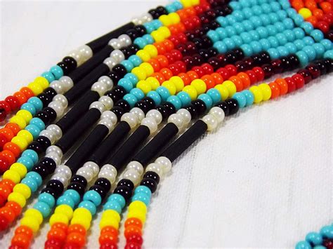 Buy Handmade Tribal Seed Bead Earrings Native Indian Inspired