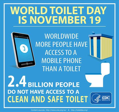 Cdc Global Health Infographics World Toilet Day