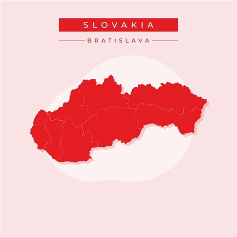 Premium Vector Vector Illustration Vector Of Slovakia Map Slovakia