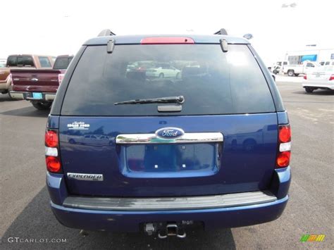 2008 Dark Blue Pearl Metallic Ford Explorer Xlt 69029239 Photo 3 Car Color