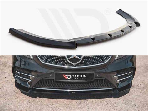 Maxton Front Splitter V3 Mercedes Benz V Class Amg Line W447 Facelift 2019 Textured For