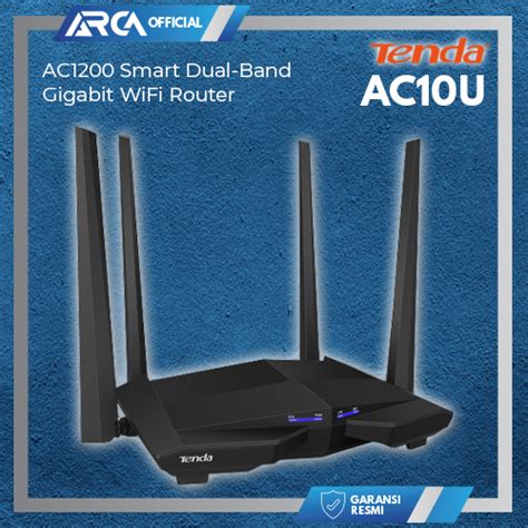 Tenda Ac U Ac Mu Mimo Smart Dual Band Gigabit Wifi Lazada