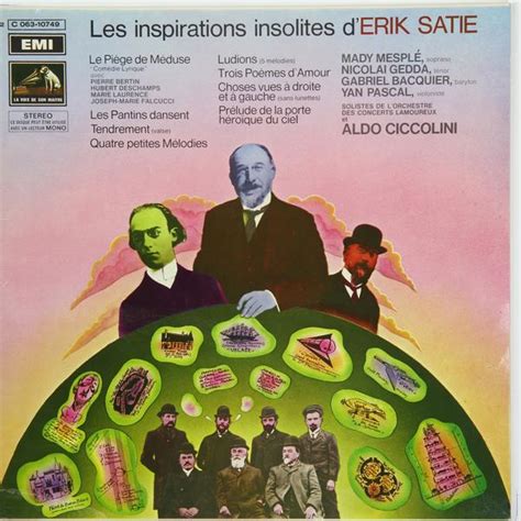 Виниловая пластинка ВИНТАЖ ERIK SATIE LE PIEGE MEDUSE LES PANTINS