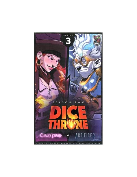 Dice Throne S2 Box 3 Cursed Pirateartificer Brädspel Spel Dice