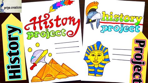 History Project Cover Page Designs