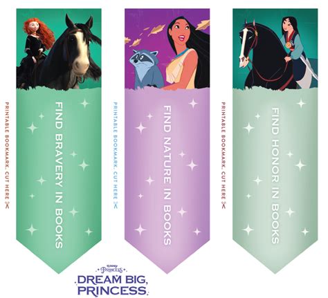 Disney Bookmarks Printable