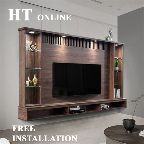 Ht Online 8ft Tv Cabinet Wall Mounted Tv Cabinet Hall Cabinet