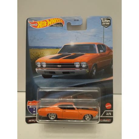 CHEVROLET CHEVELLE SS 396 1969 2 5 AMERICAN SCENE 1 64 HOT WHEELS