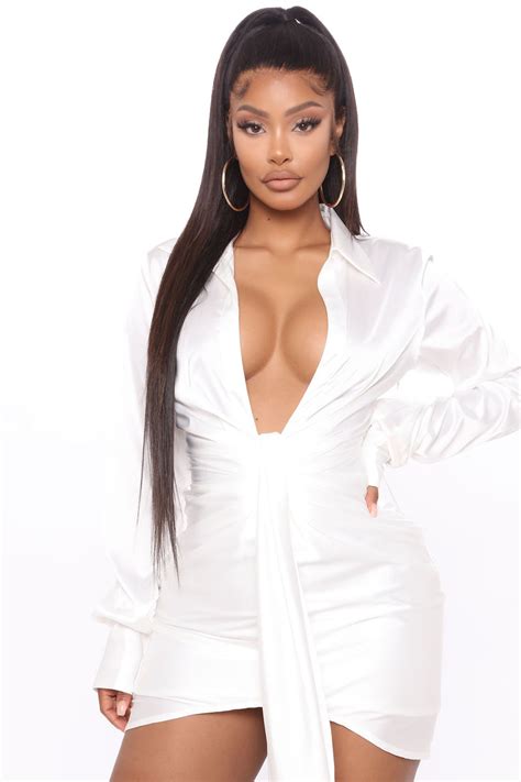 Scandalous Babe Mini Dress White Fashion Nova Dresses Fashion Nova