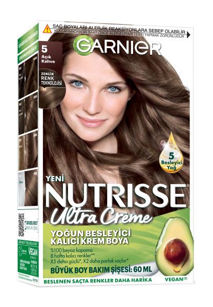 Garnier Nutrisse Ultra Creme 5 Açık Kahve Kağan Parfümeri