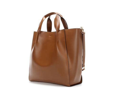 Zara Shopper Bag In Brown Lyst