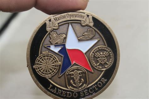 U S Customs And Border Protection Air And Marine Laredo Sector Challenge Coin Ebay