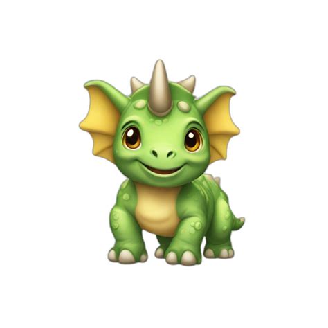 Triceratops Ai Emoji Generator