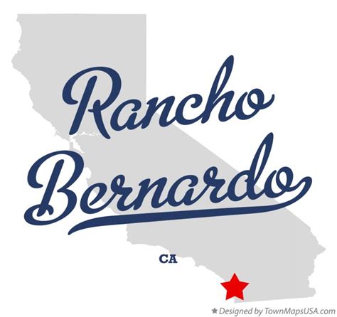 Map of Rancho Bernardo, CA, California