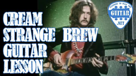 Strange Brew Cream Guitar Lesson Tab Youtube