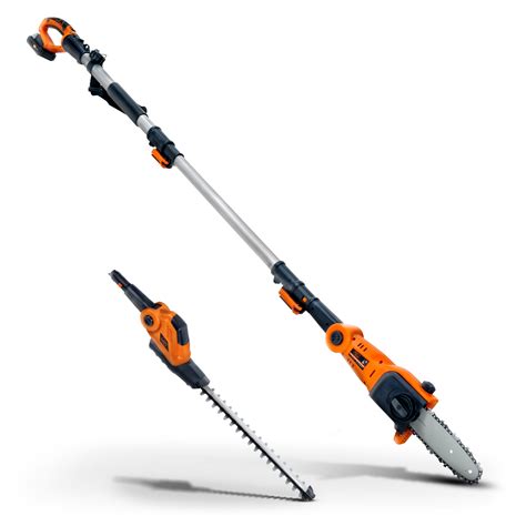 2 In 1 Pole Saw And Hedge Trimmer Outdoor Tools And Equipment At