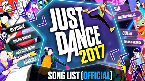 Just Dance Song List Official Complete Youtube