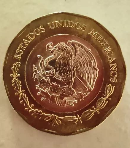 Moneda 20 Pesos 700 Años Fundación Lunar México tenochtitlan en venta