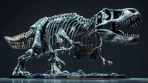 Premium Photo Dinosaur Fossil Tyrannosaurus Rex Found By Archaeologists