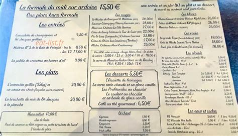 L Embellie à Morlaix menu et photos