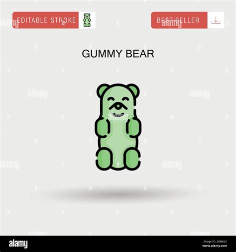 Blue Gummy Bear Stock Vector Images Alamy