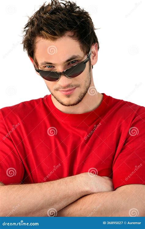 Cool Man Wearing Sunglasses Stock Image Image Of Style Corporate