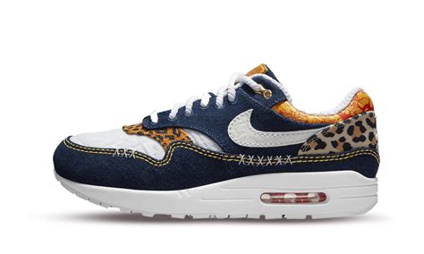 Nike Air Max 1 Denim Leopard SKU FJ4452 432 Seek Sneak