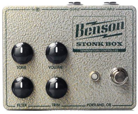 Benson amps Stonk Box Fuzz Pédale overdrive distortion fuzz