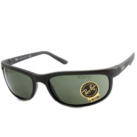 Ray Ban Rb W Predator Matte Black Green Sports Wrap Around