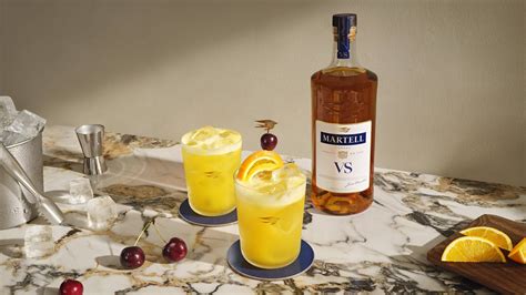 Martell & Orange juice | Martell Cognac cocktails