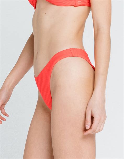 BILLABONG Tanlines Hike Coral Bikini Bottoms CORAL Tillys