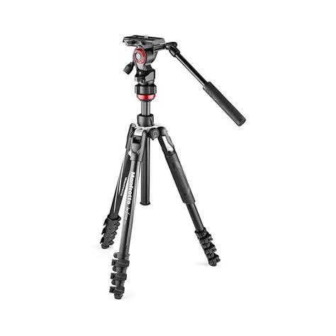 Manfrotto Compact Travel Video Tripod Kit With Qpl Travel Lever