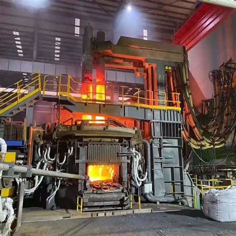 Eaf Steelmaking Electric Arc Furnace 50 Tons Continuous Charging