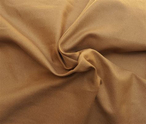 Organic Cotton Twill Fabric By The Yard Light Brown 10 15