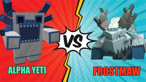 FROSTMAW VS ALPHA YETI FIGHT IN MINECRAFT MINECRAFT MOB BATTLE YouTube