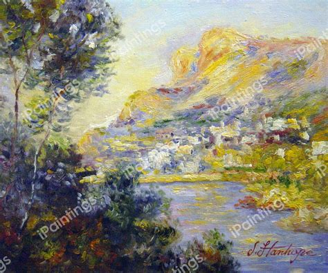 At Monte Carlo Seen From Roquebrune Painting By Claude Monet