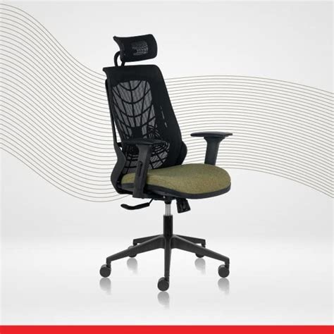 Transteel Phoenix High Back Ergonomic Office Chair With Arms Black