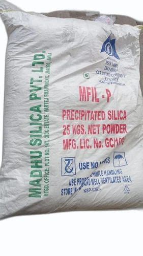 Mfil P 25kg Precipitated Silica For Oral Care 25 KG Bag At 95 Kg In