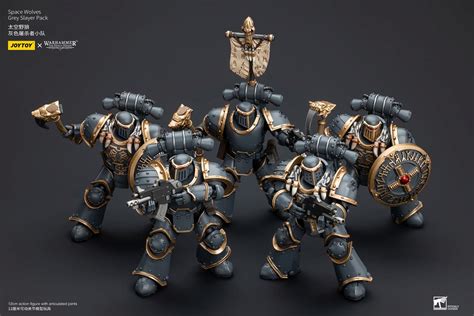 Joytoy Wh40k Space Wolves Grey Slayer Pack Joytoy Figure